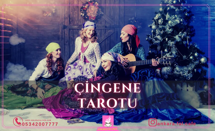 Çingene tarotu destesinden kartların görünümü