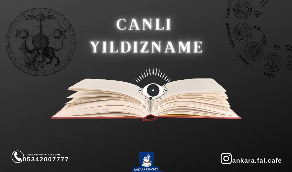 Canlı yıldızname bakımında kullanılan harita görseli