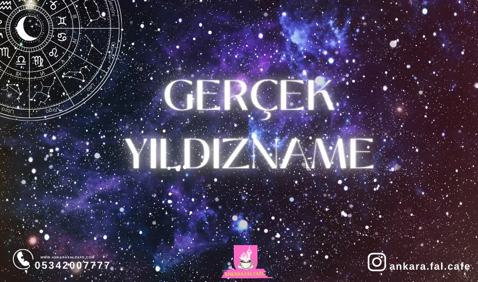 Yıldızname bakımında kullanılan burç ve yıldız haritası çizimi.