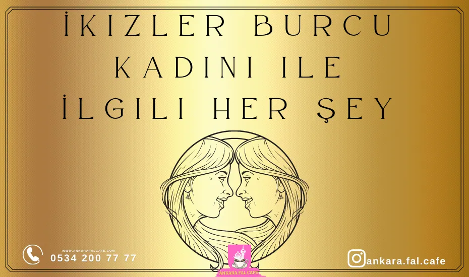 İkizler burcu kadınının özelliklerini anlatan görsel