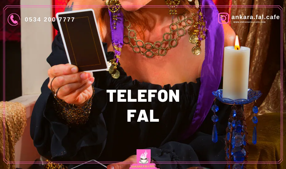 Telefonla fal baktırma sürecini anlatan görsel