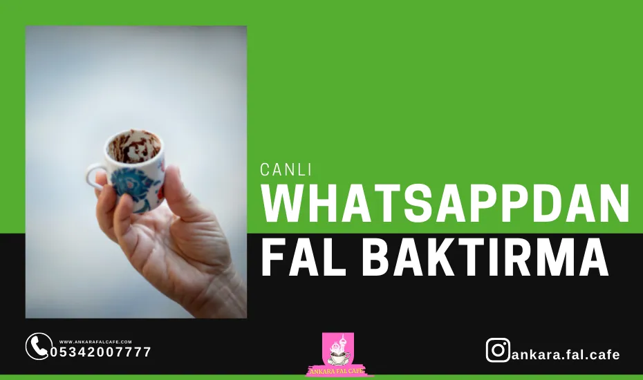 WhatsApp üzerinden fal baktırma akışını gösteren görsel
