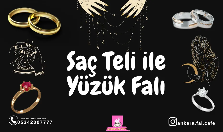 Saç teliyle yüzük falı uygulamasının gösterimi