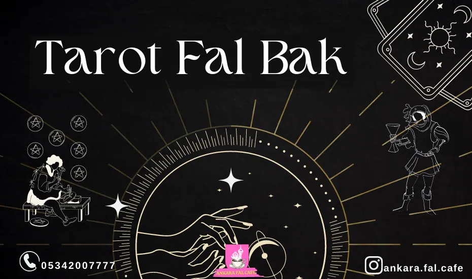 Tarot açılımı yapılırken kullanılan kartlar ve masa düzeni