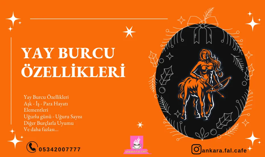 Yay burcu özelliklerini anlatan astroloji görseli